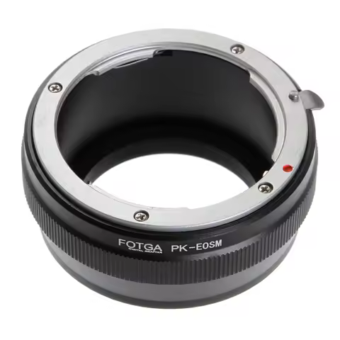 FOTGA Adapter Ring for Canon EF-M Camera to Pentax PK K Mount Lens M2 M3 M6 M10 M50 M100