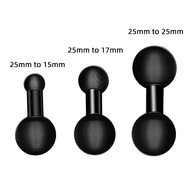 E Double Ball Mount Adapter 1 Inch To 25mm/17mm/20mm Composite Extension for Standard Dual Socket Ac
