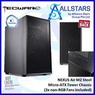 Tecware NEXUS Air M2 Steel (solid side panel / NON-tempered glass) (Warranty 1year with TechDynamic on Fans/Switch)