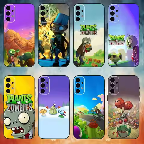 Game P-Plants VS Z-Zombies Strategy Phone Case For Samsung S25,S24,S21,S22,S23,S30,Ultra,S20,Plus,Fe
