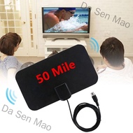 Da Sen Mao 1080P HDTV Antenna with 13ft Long Cable Indoor Amplified 50-Mile Range HD Digital TV Antenna