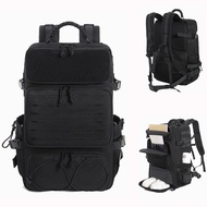 45L Tactical Backpack Waterproof Durable Camping Travel BagPack with Shoe Compartment beg 战术背包