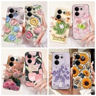 Casing For Tecno Camon 20 Pro 4G 5G Phone Case CK7n CK8n Popular Flower Soft Cover For Tecno Camon 2