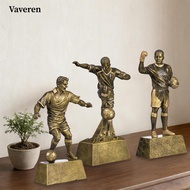 [Vaveren] Football Player Statue Desktop Art Crafts Trophy Award Table Centerpiece for Desk Shelf Ho