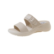 Mini Heli Shark Flip Flops - Thick-Soled PVC Casual Shoes for Women