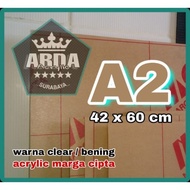 TM17 Akrilik 1,5mm bening A2 / Acrylic sheet A2 Akrilik 1,5mm bening