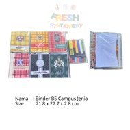 B5 Binder with Campus Jenia Motif