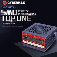 YGT TOP ONE PSU 750W ATX Power Supply Unit 6PIN Long Cable Computer PSU Updated Version