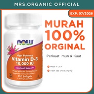 Now Vitamin D3 D-3 10000iu 120 softgel - Bone Immune Endurance