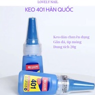 401 glue, standard Korean 401 glue, glue, specialized upside down nail stickers