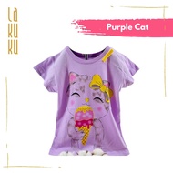 Lakuku - Printed Tee Top LK Cozy is Good Atasan Baju Kaos Anak Perempuan Cotton Katun V.2