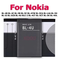 BL-4C BL-5C BL-5K BL-4CT Battery For Nokia 2630 6100 5140 1100 1110 5230 N72 3310 5630 3720 N85 Lumi