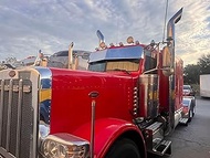 Peterbilt Visor 13 inch Straight for 379 389 388 386 1995 and Up