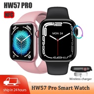 New 2022 HW57 Pro Smartwatch Wireless Charging NFC Bluetooth Calls Watch For Men Women Smart Watch For Android IOS