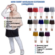 seluar adidas MINI SKIRT MUSLIMAH EXTENDER SKIRTS ZUMBA PENDEK