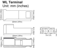 SigmasTek CP12-0.8 12 Volt 0.8 AmpH SLA Replacement Battery with WL Terminal