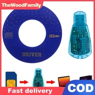 TheWoodFamily USB SIM Card Reader Copy/Cloner Kit SIM Card Reader GSM CDMA SMS Baup + CD MY