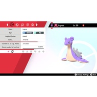 Pokemon Sword & Shield - 5IV 0 ATTACK SQUARE SHINY Lapras [GMAX]