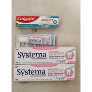 *FREE GIFT* SYSTEMA Sensitive & Gum Protection Toothpaste - Fresh Mint - 100g - Exp4/28 or 8/28
