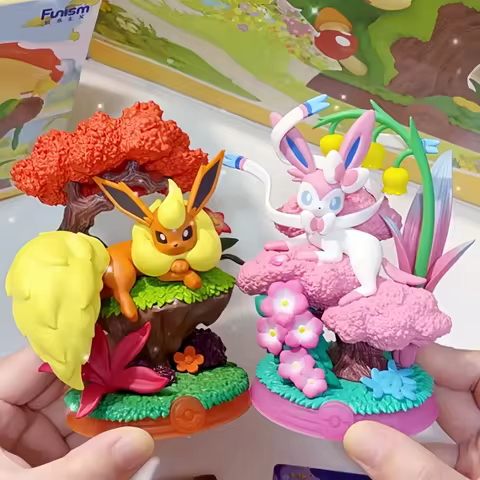 New Arrival Funism Pokemon Eevee Series V3 Blind Box Trendy Toys Desktop Decoration Figurine Figurin