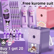 Pengasah Pensel Pelajar Sekolah Rendah Sanrio - Pek Hadiah Alat Tulis Kembali ke Sekolah Pengasah Pe