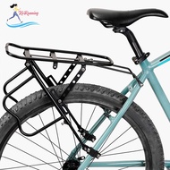 [Whweight] Bike Rear Rack Back Seat Bracket Bike Rear Cargo Rack Mountain Bike Aluminum Rack Folding