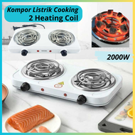TERLARIS PENGIRIMAN CEPAT COD TOKIWA Kompor Listrik Cooking Stove 2 Heating Coil 2000W/KOMPOR LISTRI