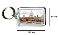 英國 倫敦 泰晤士河畔 聖保羅大教堂 london 鑰匙圈 吊飾 / 鑰匙圈訂製