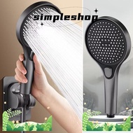SIMPLE Large Panel Shower Head, Adjustable 3 Modes Water-saving Sprinkler, Useful Multi-function Handheld High Pressure Shower Sprayer Bathroom Accessories