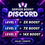 Discord server BOOST - 1month (ᴄʜᴇᴀᴘᴇꜱᴛ)