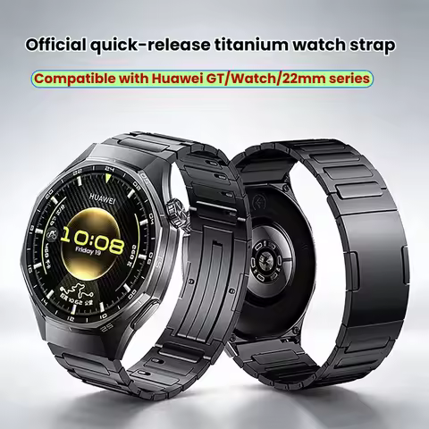 22mm Titanium Watch Band For Huawei Watch GT6 GT5 Pro 46mm GT4 Ultimate Watch 5 Metal Bracelet Quick