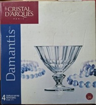 Cristal d'Arques Damantis 腳杯