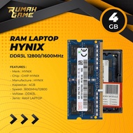 SK HYNIX 4GB DDR3L 12800 1600Mhz Sodimm Laptop RAMSK Hynix