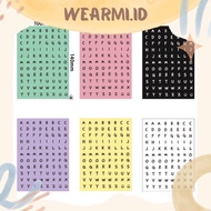 Round Letter Alphabet Stickers | Round Alphabet Letter Sticker- sl8