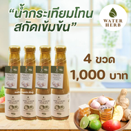 WATERHERB TONE GARLIC EXTRACT น้ำกระเทียมโทน ขิง มะนาว น้ำแอปเปิ้ลไซเดอร์ น้ำผึ้ง สกัดเข้มข้น 100% 1 ขวด