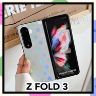 Z Fold 3 Metallic Shiny Polka Dots Phone Cover Casing