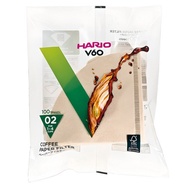 HARIO V60 Brown Coffee Paper Filter VCF-02-100M | 100 Sheets | 1–4 Cups | Natural Pulp Filter for Dr
