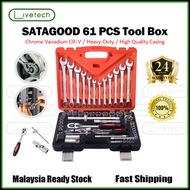LiveTech 61pcs 82pcs Automobile Repair Tools Kit Set Combination Socket Wrench Ratchet Spanner Tools