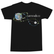 [COD] 180g Pure Cotton Artemis No. 2 Back to the Moon Round Neck Men Women T-Shirt Printed All-Match