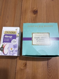 Twinings Sleep 茶包 一盒+ Fortnum & Mason Earl Grey 茶包半盒