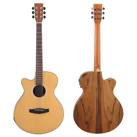 Left-Handed 40/41 Inch Acoustic Guitar Folk Guitar 6-String