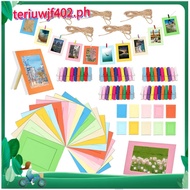 105Pcs 6 Inch Colorful Paper Photo Frames Album for Wall Decor for 4 X 6Inch Photo, Hanging Photo Di
