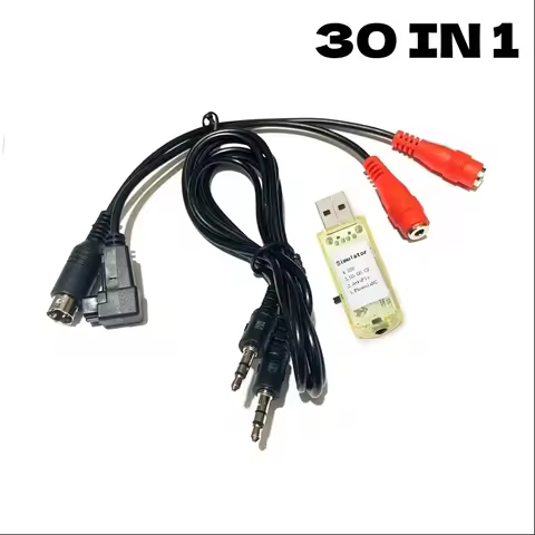30 In 1 Rc Usb Flight Simulator With Cables For G7 Phoenix 5.0 Aerofly Vrc Fpv Racing Drone Rc Quadc