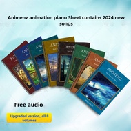 [8 Volumes] Animenz Original-adapted Anime Music Piano Sheet Music with Demonstration Audio