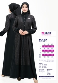 MUTIF | SARIMBIT MUTIF | Janifa Pirate Black | Family Series | MuTif Woven [ORI 100% MuTif]