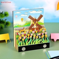 (warmtree) 3D Calendar 2026 Unique Paper Sculpture Stis,3D Notepad And Clo Art Desktop Calendar,2026