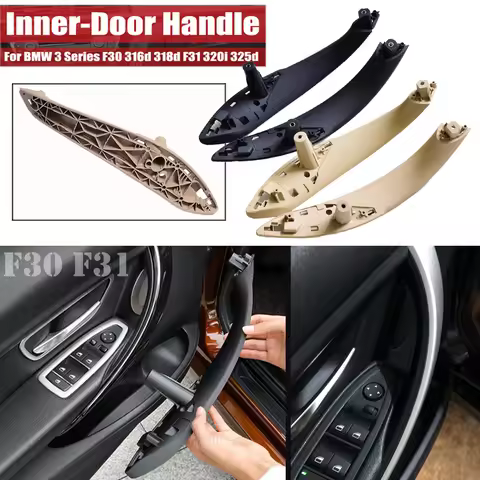 Car Inner Door Handle Trim Pull Grab Panel For BMW F30 F31 LCI 3 Series F80 M3 F32 F34 F35 F36 F82 M