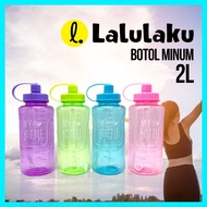 MERAH JUMBO 2 LITER Drinking Bottle - BZ 222 2000 ml Large 2Ltr Drinking Water Container - Pink