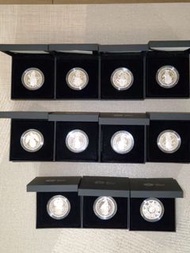 英國2016-2021
英女皇神獸系列 1oz 
99.99 精鑄銀幣