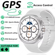 For Android IOS NFC Smart Watch 1.43inch HD AMOLED Screen Bluetooth 5.4 Call Health Monitor Smartwat